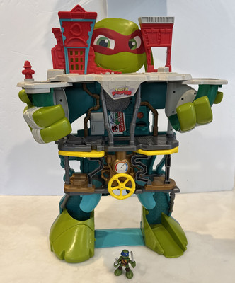 Playmates Teenage Mutant Turtles Half Shell Headquarters Lair DONATELLO Figure