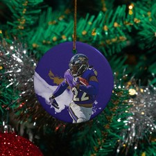 Derrick Henry Star Player - Baltimore Fans Christmas Ceramic Ornament Xmas Gift