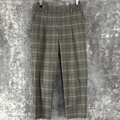 LOFT Petite Size SP Cropped Stretch Ankle Pants Flat Front Pull On Casual