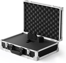 Aluminum Alloy Frame Carrying Case with One-Layer Pre-Diced Pick and Pluck Foam,