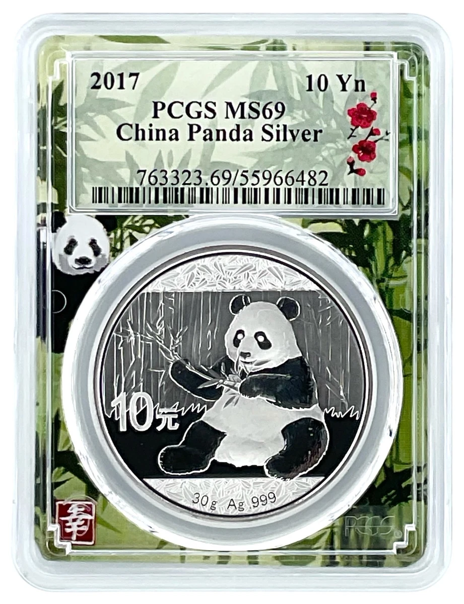 Chinese Panda MS 69 Graded 2017 Silver Bullion Coins for sale | eBay