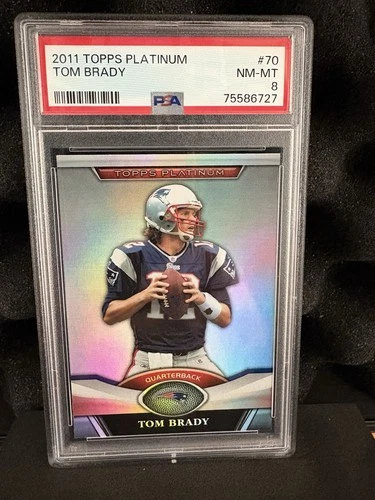 2011 Tom Brady Topps Platinum PSA 8
