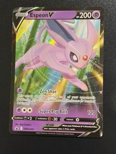 Espeon V SWSH201 Sword & Shield Promo Holo Ultra Rare Collectible Pokémon Card