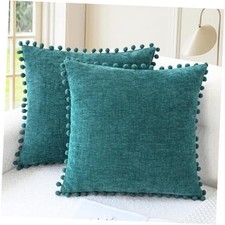 Throw Pillow Covers Decorative 20 X 12 Inches Pack 20" x 12" Pack of 2 Teal
