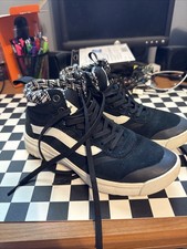 VANS UltraRange Hi Black/White Knit Women s Size 6