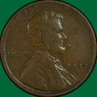1933-D Lincoln Wheat Cent Fine F Coin #35096