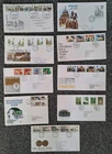 9 GB Commemorative First Day Covers FDCs 1980s