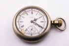 1800S ANTIQUE ELGIN 15 JEWELS SILVER POCKET WATCH