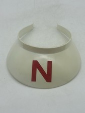 Vintage Nebraska Cornhuskers Football 1980  s plastic Visor