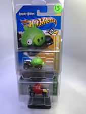 Hot Wheels Lot of 2: 2012 35 Angry Birds Minion / 47 Red Bird - NEW 