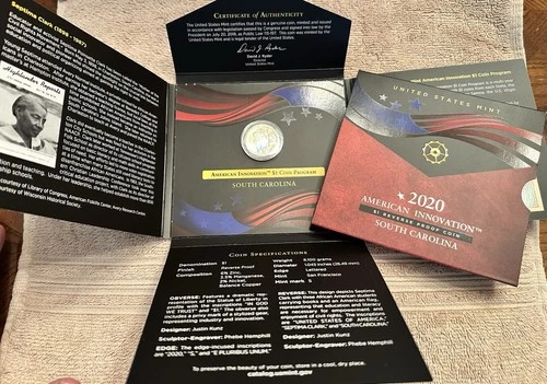 2020-S American Innovation Dollar Proof — photo from the most recent tracked eBay sale