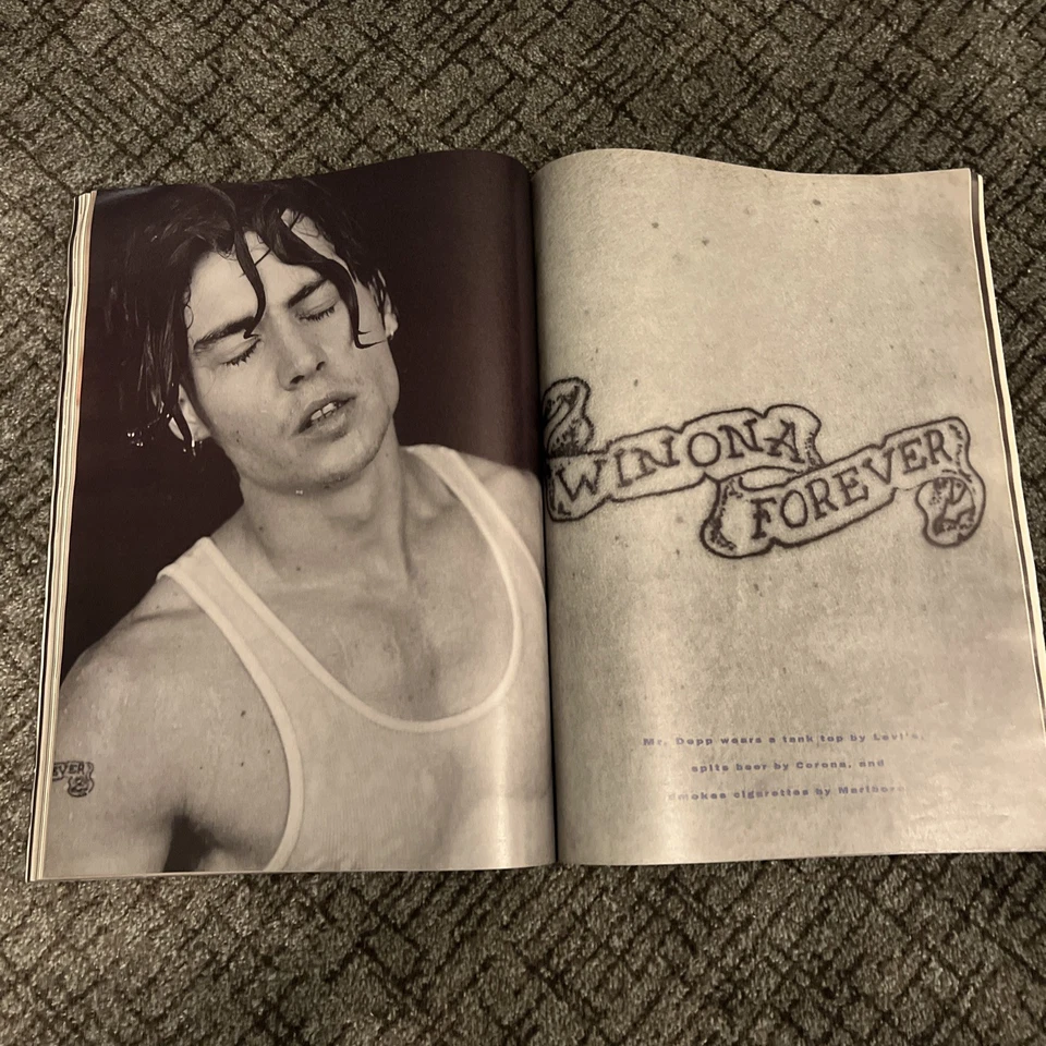 Andy Warhol Interview Magazine Johnny Depp, April 1990 - Image 3 of 3