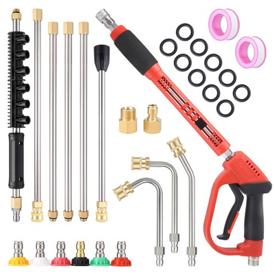 #ad #ad Pressure Washer Gun with 21Pcs Accessories 5000PSI Pressure Washer Gun with ... $60.26