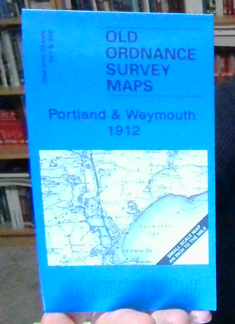 MAP OF Portland & Weymouth 1912  One Inch Sheet 341/342 by Alan Godfrey NEW