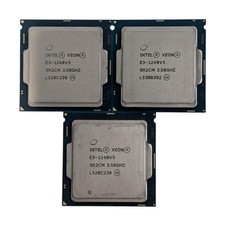 Lot of 3 Intel Xeon E3-1240 v5 SR2CM CPU Socket 1151