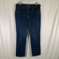 LRL Lauren Jeans Co Ralph Lauren Jeans Women's 12 Dark Wash Blue Denim High Rise