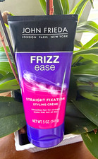 John Frieda Frizz Ease Straight Fixation Styling Creme Anti-Frizz Heat 5 oz