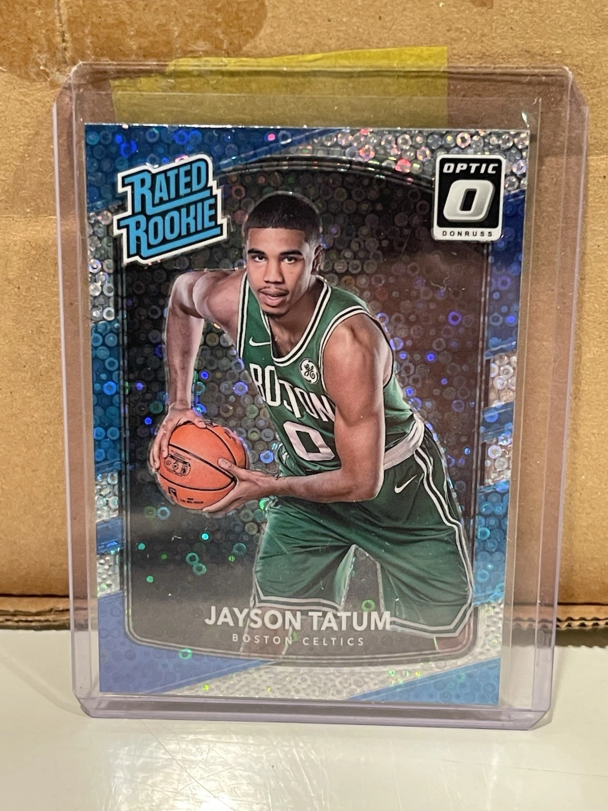 2017 Panini Donruss Optic Jayson Tatum Fast Break Holo Prizm Rookie