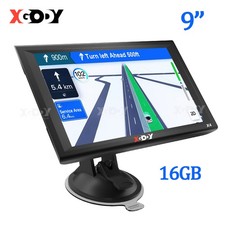 XGODY 9'' HD Large Screen Sat Nav GPS Navigation for HGV LGV Lorry Speedcam POIs