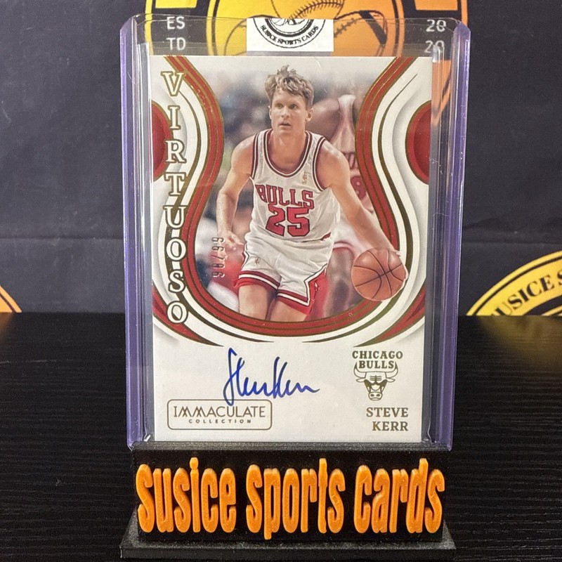 2023-24 STEVE KERR 98/99 AUTO PANINI IMMACULATE COLLECTION VIRTUOSO AUTOGRAPHS 