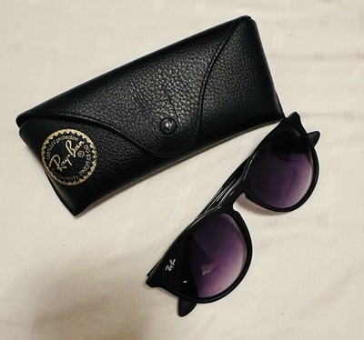 Ray-Ban Erika Classic RB4171 622/8g Rubber Black Sunglasses Unisex