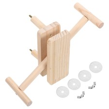 Parrot Seesaw Toy Bird Paw Grinding Perch Cockatiel Sand Stand for Parrots