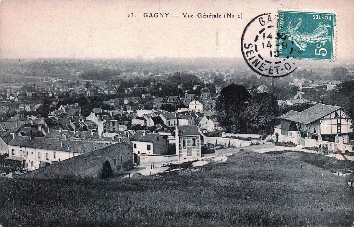cpa 93...GAGNY Rue de Chelles vers 1910