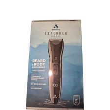 Recortadora inalámbrica Andis Explorer para barba y cuerpo Grooming Turbo para hombre