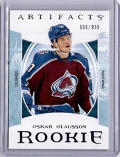 Oskar Olausson Artifacts Rookie #208 666/999 2022-23 Upper Deck Artifacts [G069]