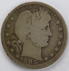 VG 1905 Barber Quarter