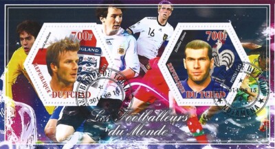 Block 2014 Used Soccer Zidane Beckham Messi Lamb Kaka