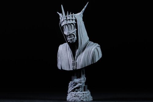 Mouth Of Sauron 3D Printed Bust- Resin- Fotis Mint-12K Ultra High Quality Model - Picture 2 of 2