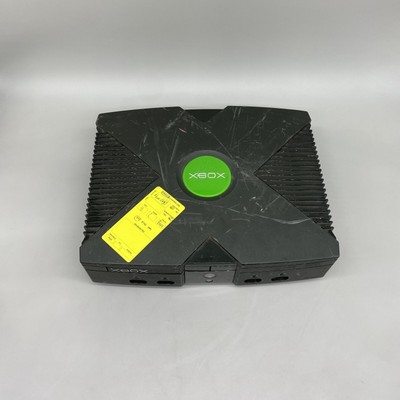 Console Microsoft Xbox Originale Revision Nera - Solo Console, Soft Moddata, Funzionante, Usata (Grado C)