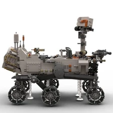 1/9 American Planet Curiosity Rover 2682 Bricks MOC-80946 Creative Play Set