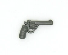 BrickArms WEBLEY REVOLVER For British Soldier Minifigures  -NEW- Gunmetal