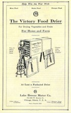 The Vicotry Food Dryer Lake Breeze Motor Co Advertisement Book 