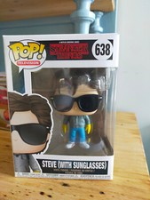 Funko pop Television Stanger Things Steve 638 with sunglasses ! Netflix tv !