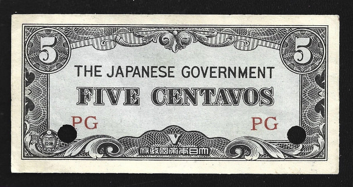 Japanese 5 Centavos Indiana Japanese PAPER Money for sale | eBay
