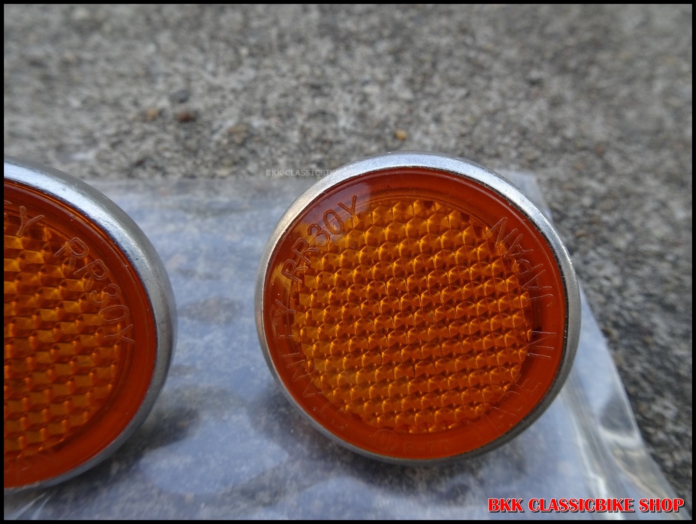 Japan Made Reflectors Amber Front Fork Reflector Pair For Honda CB350 CL350 CB450 CL450 CB500 CB750 | Made In Japan Cb650r Headlight - Foto 11
