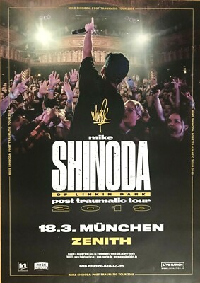 MIKE SHINODA - LINKIN PARK - 2019 MÜNCHEN -orig. Concert Poster - Plakat - A1