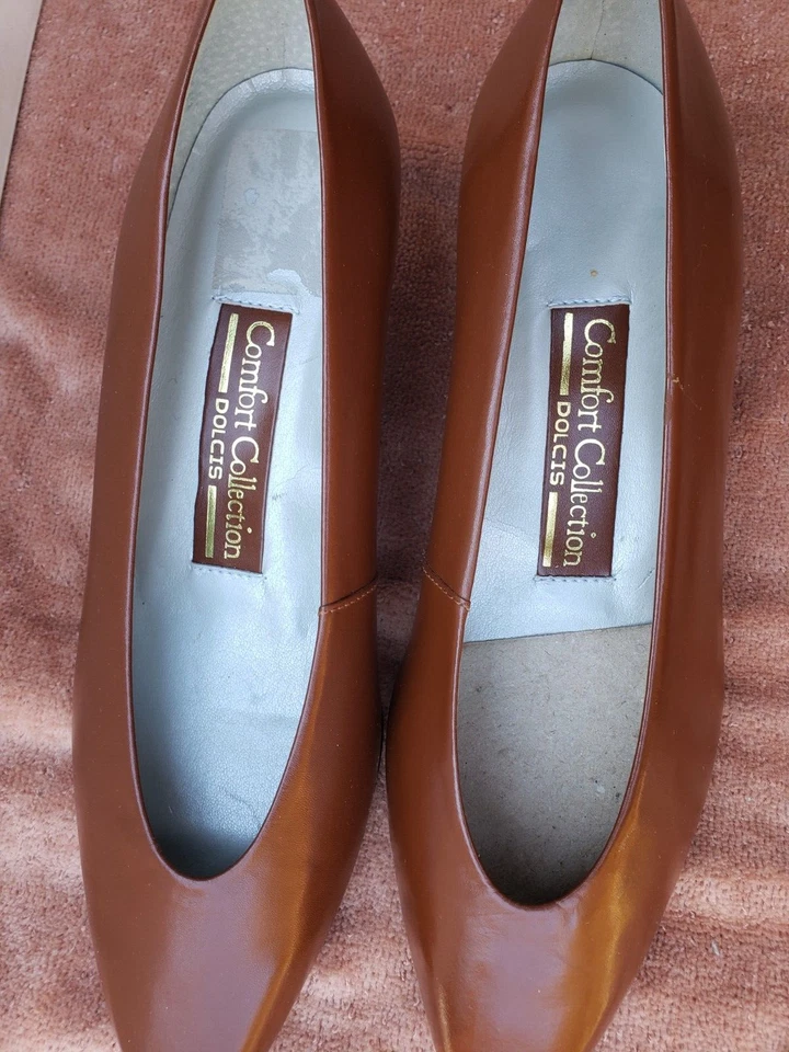 Zapatos de salón vintage para mujer Dolcis talla 6,5 Comfort Collection nunca usados Foto 2 de 4