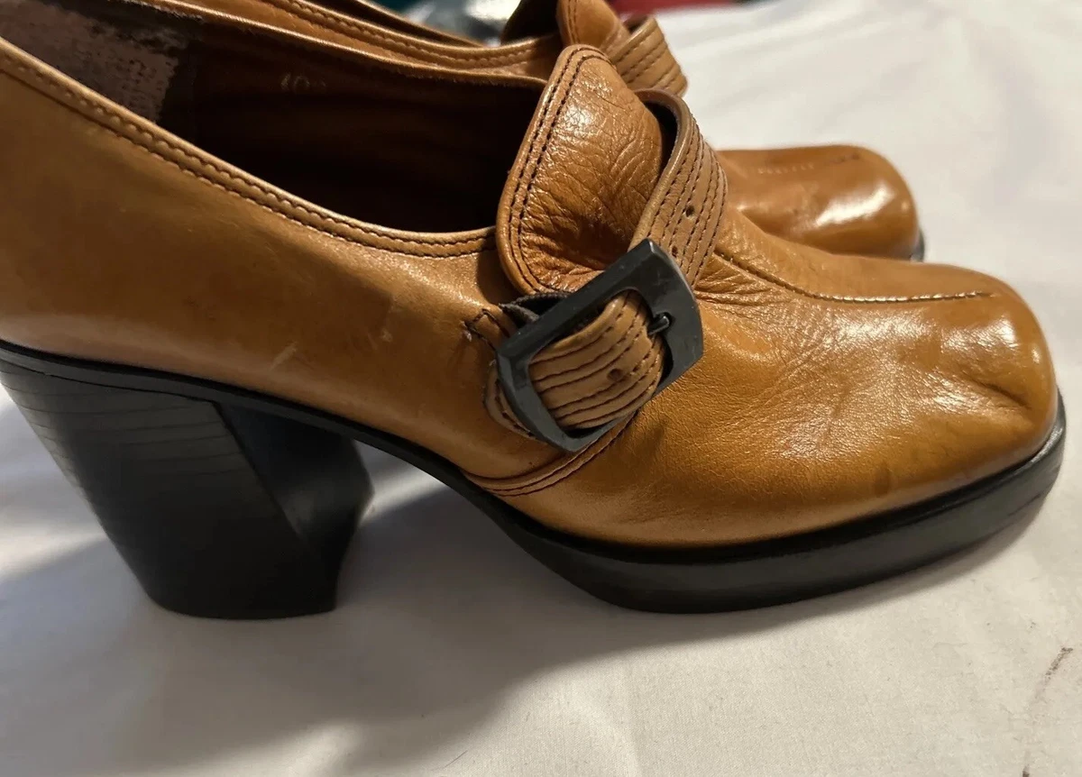 Chunky 70s cheap heels