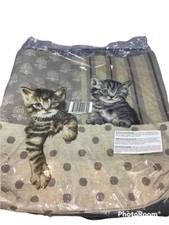 Cat kitten tote bag NEW sealed 14 x15