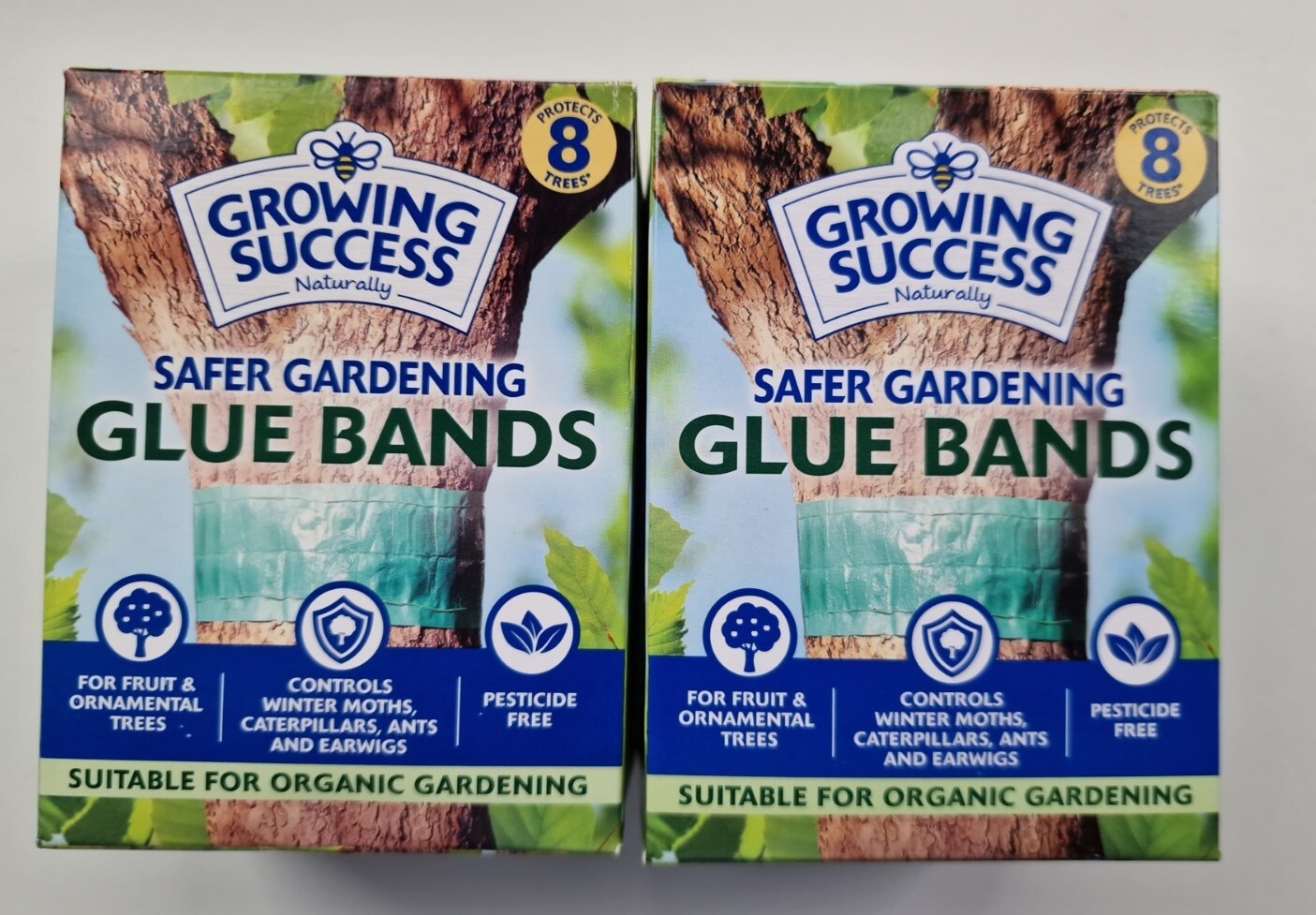2 X Growing Success Grease Bands Glue Traps - (16 Tree Cover, 3.5m Long)