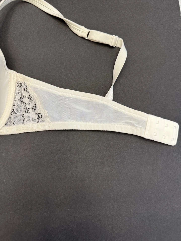 Sujetador con aros Wacoal talla 34C estilo 853164 encaje marfil raro descontinuado Foto 2 de 4