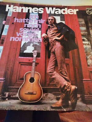 Hannes Wader, ich hatte mir noch soviel vorgenommen Philips  LP Vinyl. -l1-