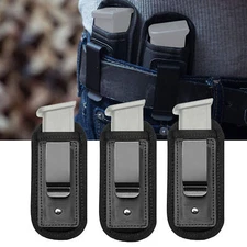 3 Pack Tactical IWB Magazine Pouch for .40 .45 .22 9mm Pistol Mag Holder Holster