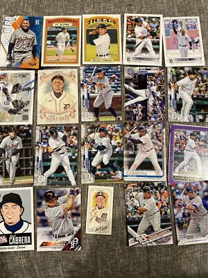 Miguel Cabrera (20) Card Lot Detroit Tigers