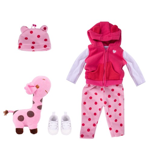 2024"Reborn Doll Clothes for Outfit Accessories 7 pcs Baby Matching