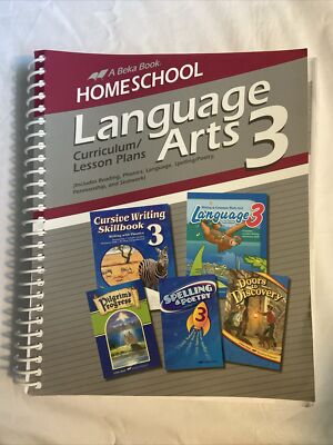 A Beka Book Homeschool Language Arts 3, Curriculum Lesson Plans VGPOC ...